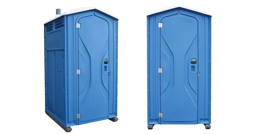 Long-term porta potty units on site in Van Buren, Arkansas